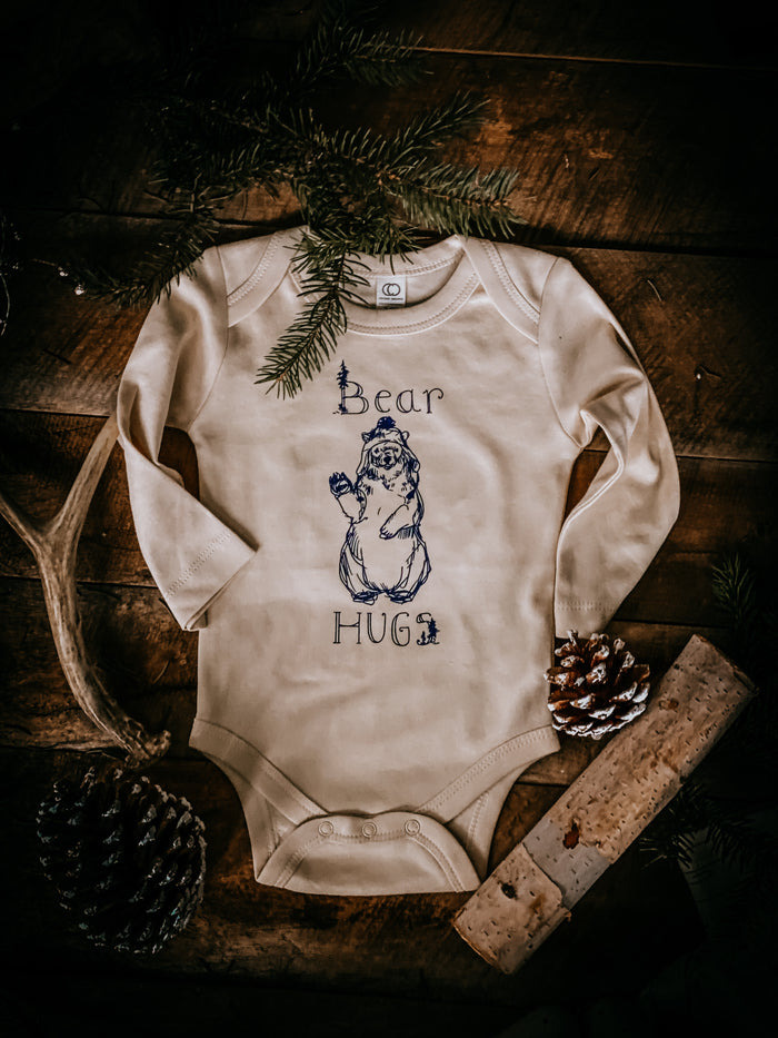 Bear Hugs  |  Natural Onesie