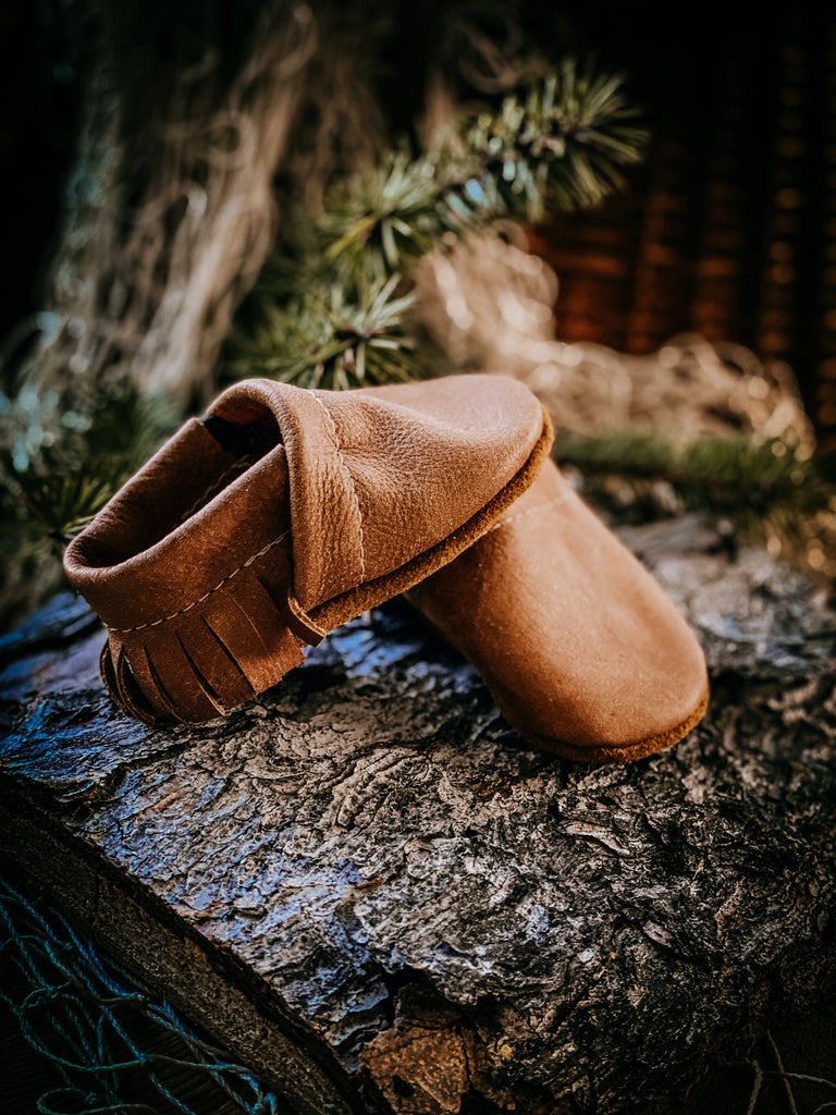 Tribe Leather  Moccasins