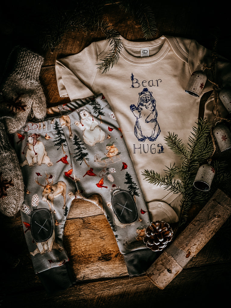 Bear Hugs  |  Natural Onesie