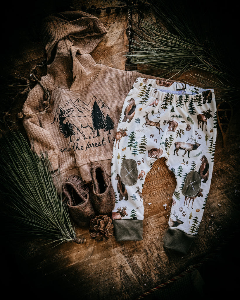 Into The Forest  | Waffle Hoodie
