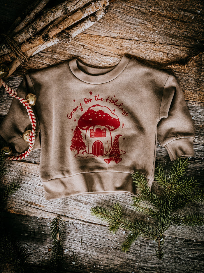 Gnome for Holidays | Driftwood Sweatshirt