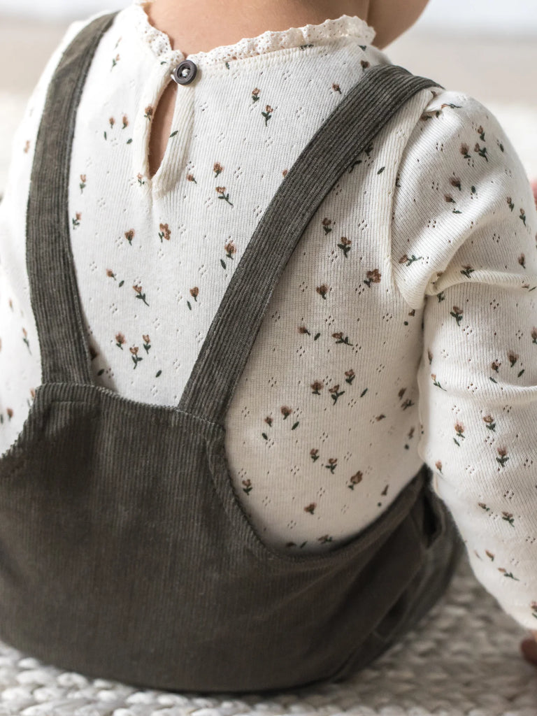 Holiday Floral  | Pointelle Top
