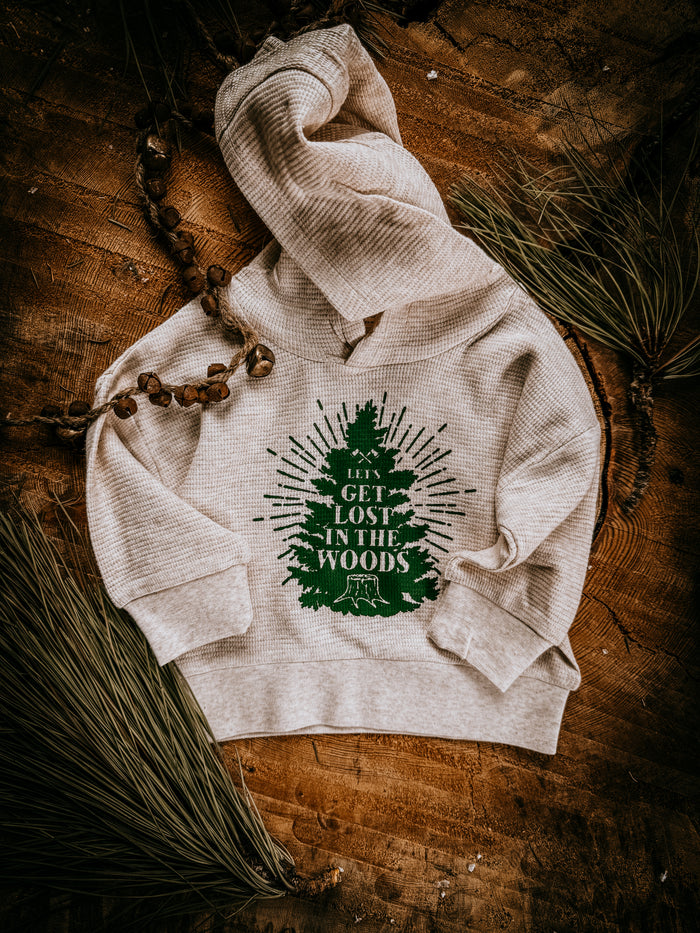 Lets Get Lost   | Waffle Hoodie