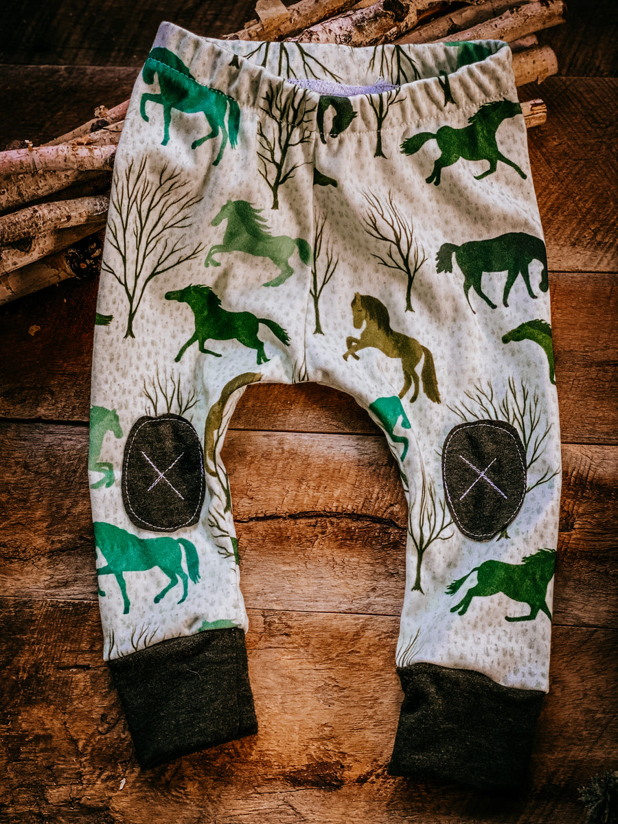 Wild Woodland Horses  |  Adventure Leggings