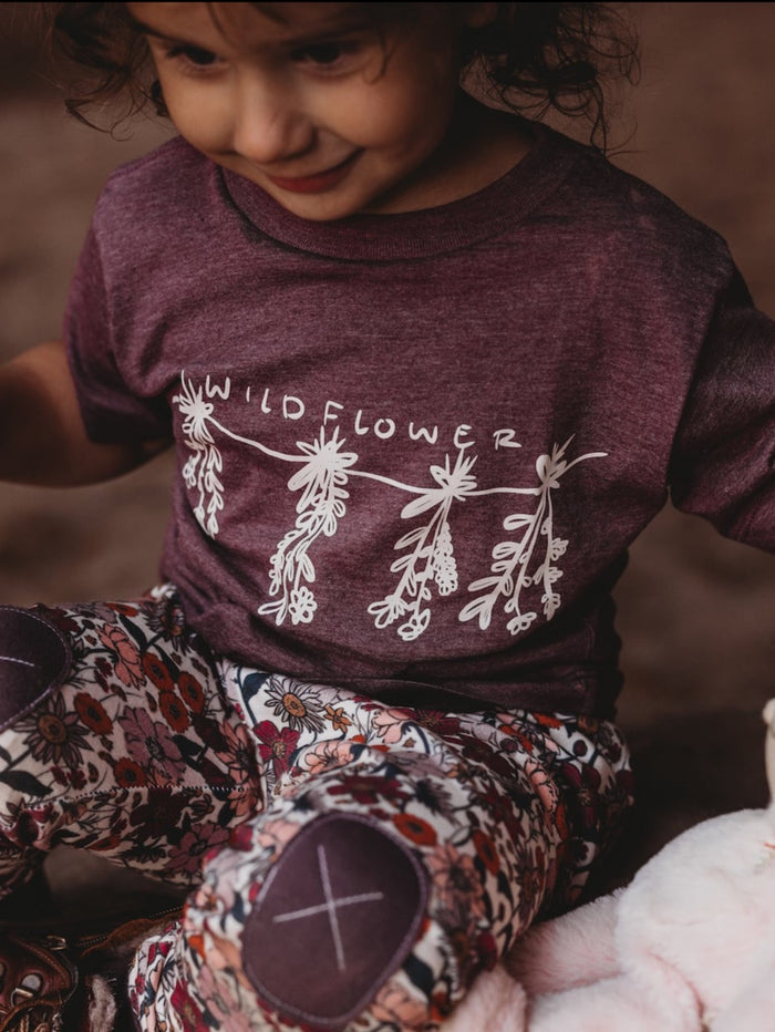 Wildflower  | Maroon Tee