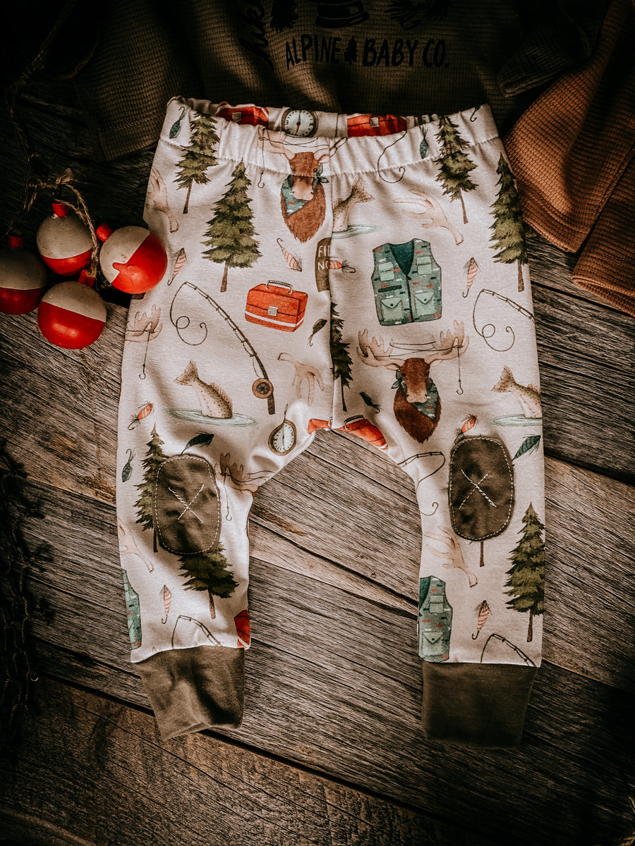 Gone Fishing  | Tan Adventure Leggings