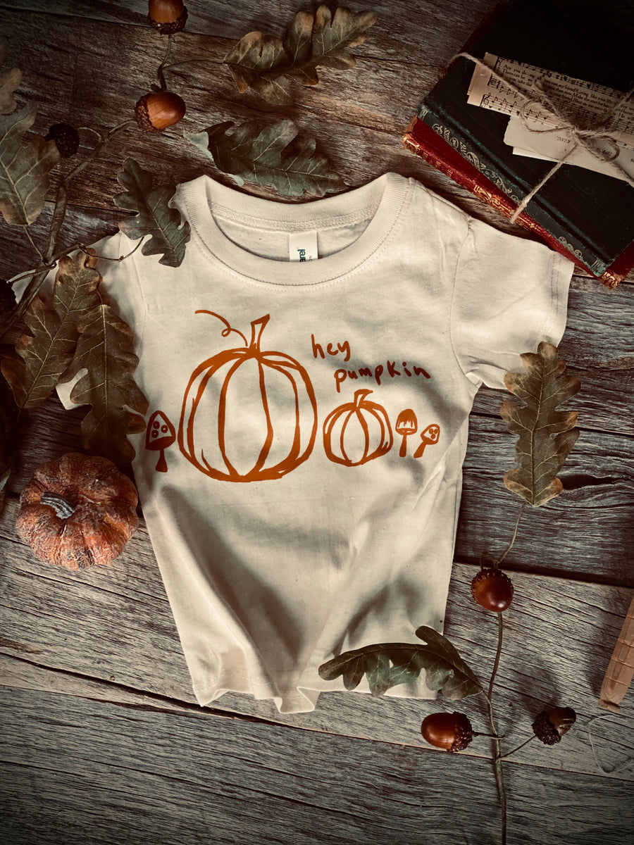 Hey Pumpkin   |  Natural Tee