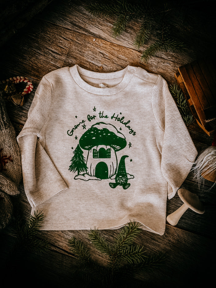 Gnome For Holidays  | Heather Oat Waffle