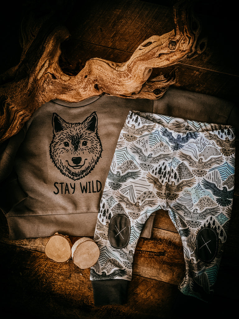 Stay Wild  | Driftwood Sweatshirt