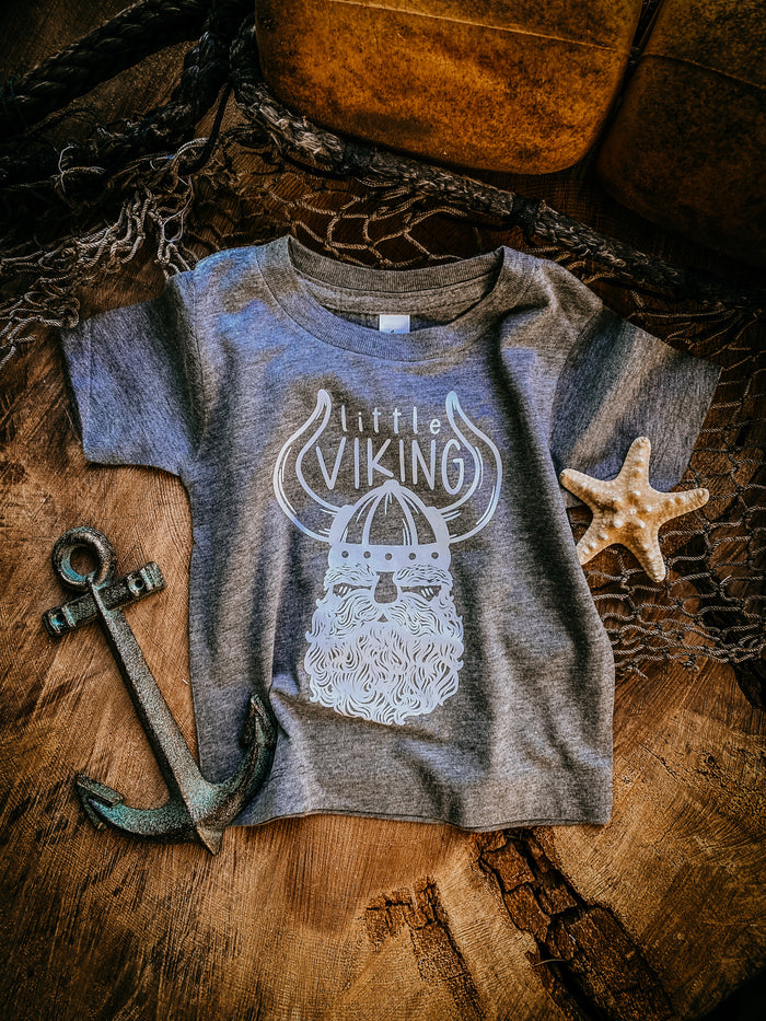 Little Viking | Grey Tee